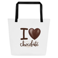 Großer Stoffbeutel I Love Chocolate