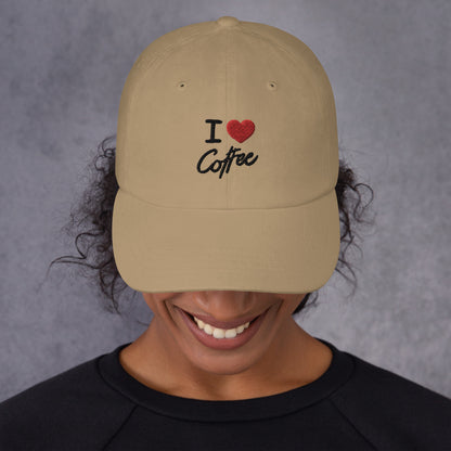 Dad-Hat I Love Coffee