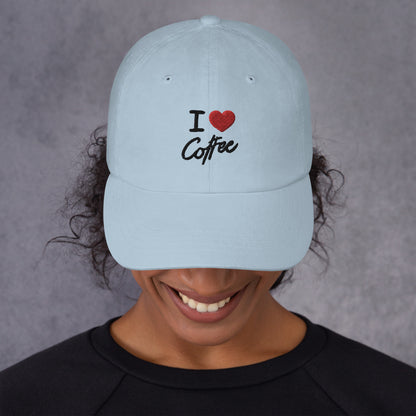 Dad-Hat I Love Coffee