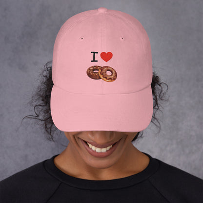 Dad-Hat I Love Donuts