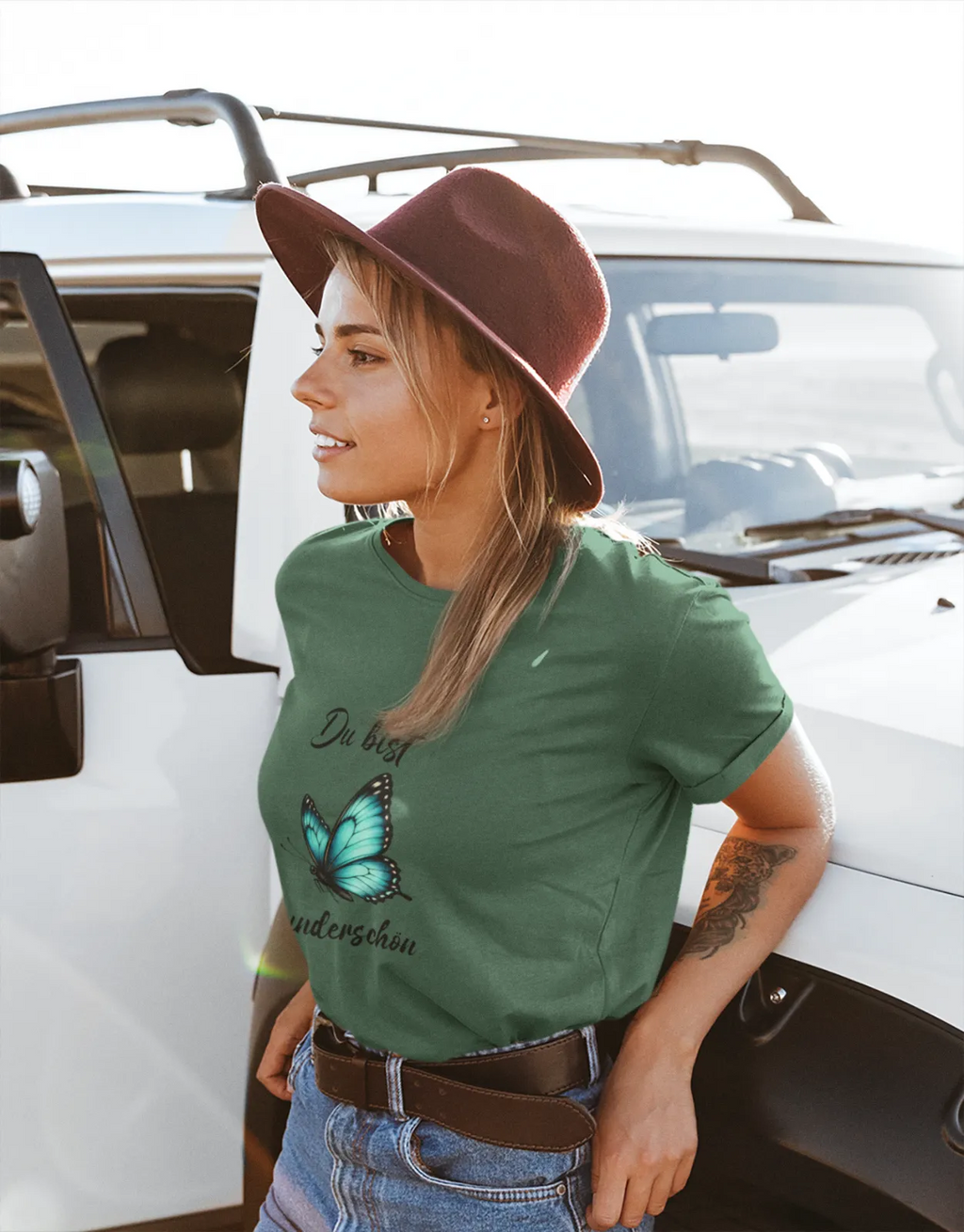 Du bist wunderschön Schmetterling T-Shirt, Liebe, Zuneigung, Geschenk