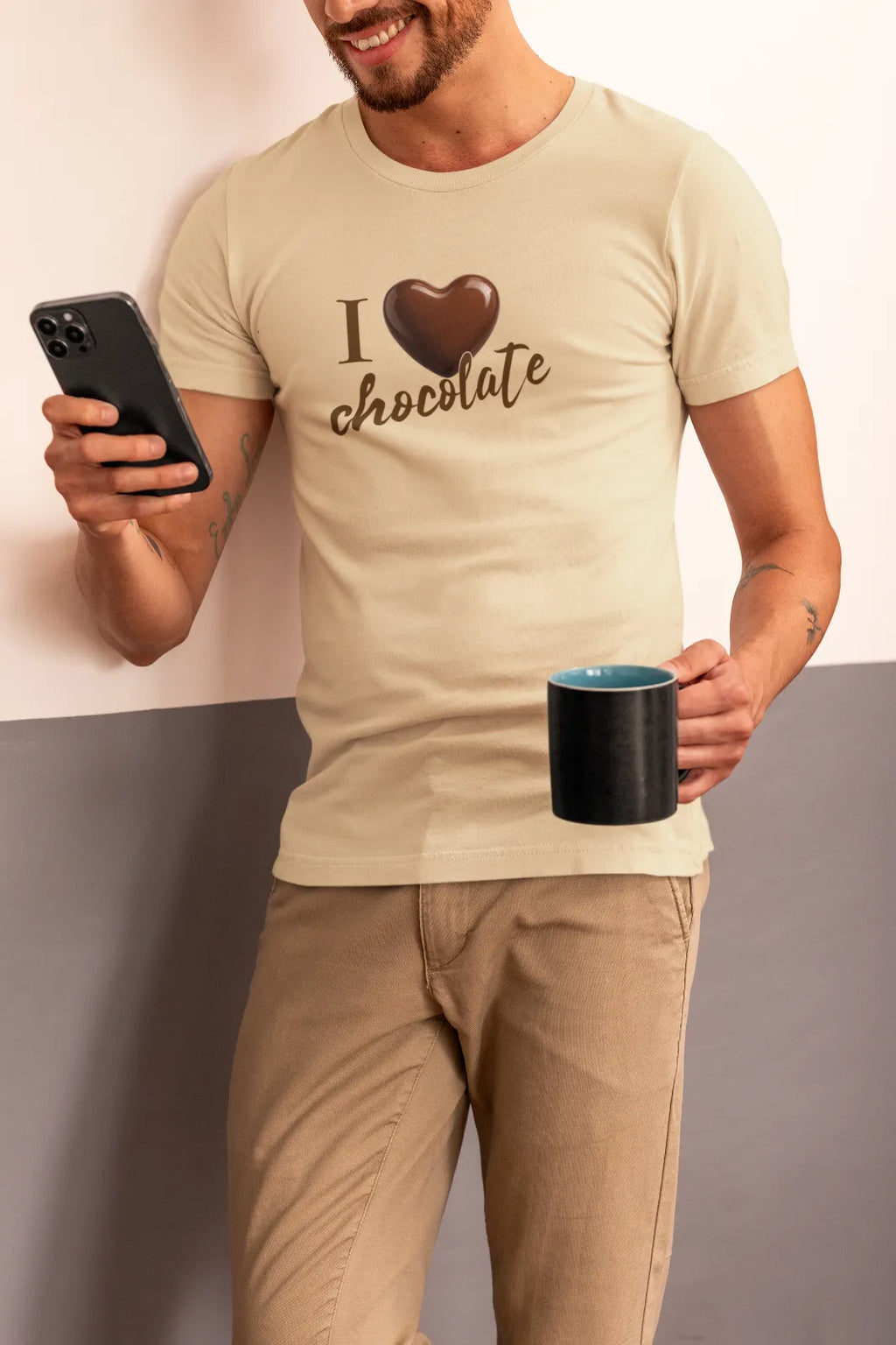 I love chocolate T-Shirt, Schokolade-Liebhaber, Geburtstagsgeschenk