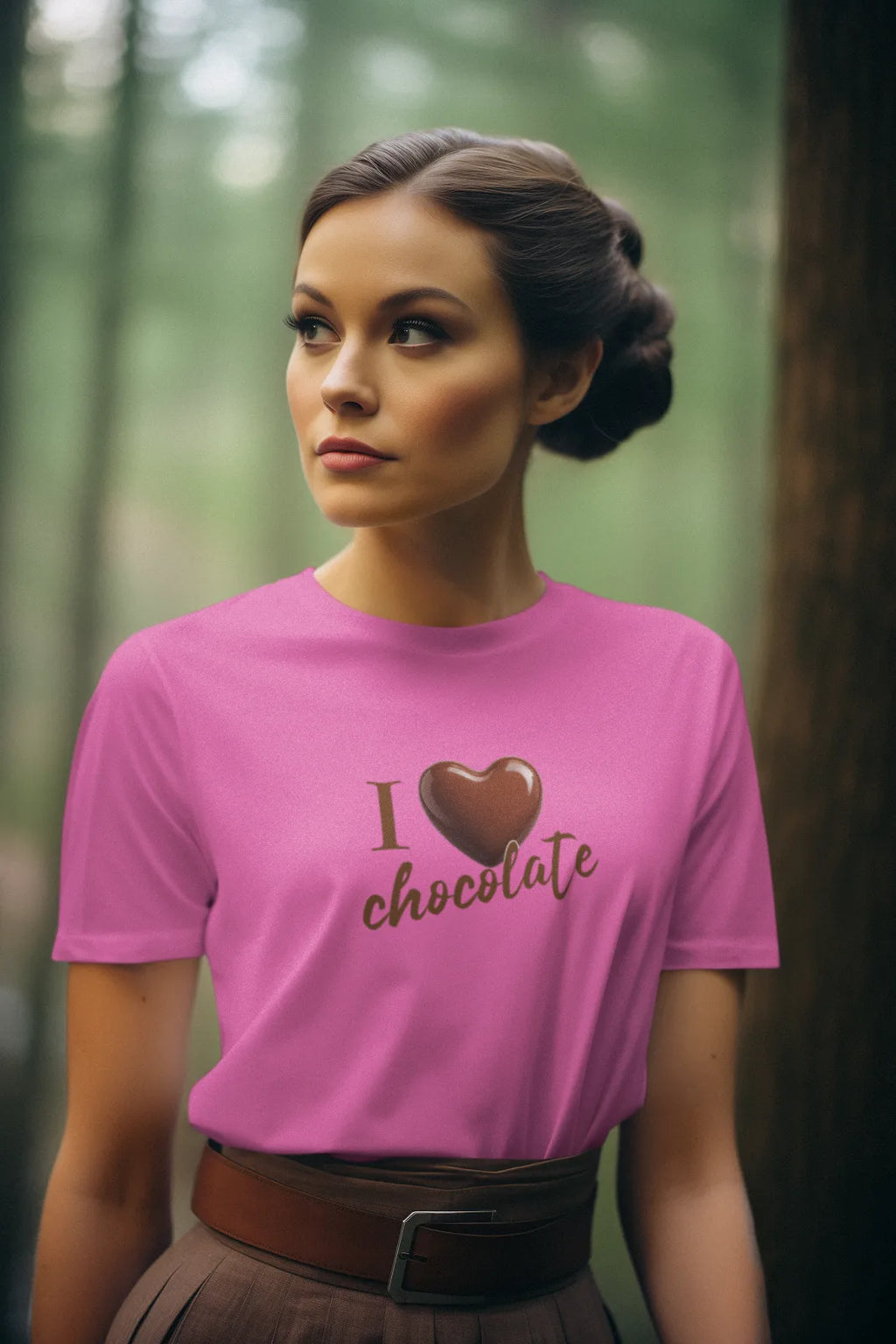 I love chocolate T-Shirt, Schokolade-Liebhaber, Geburtstagsgeschenk