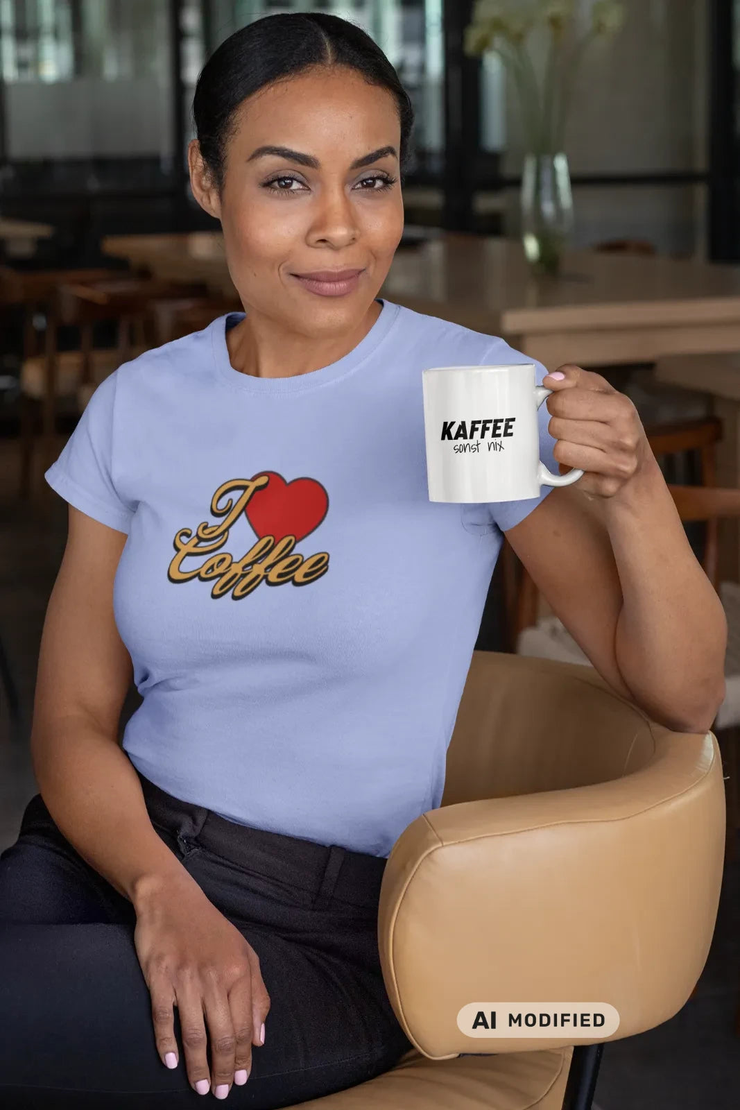 I love Coffee T-Shirt, Kaffee-Liebhaber, Geburtstagsgeschenk