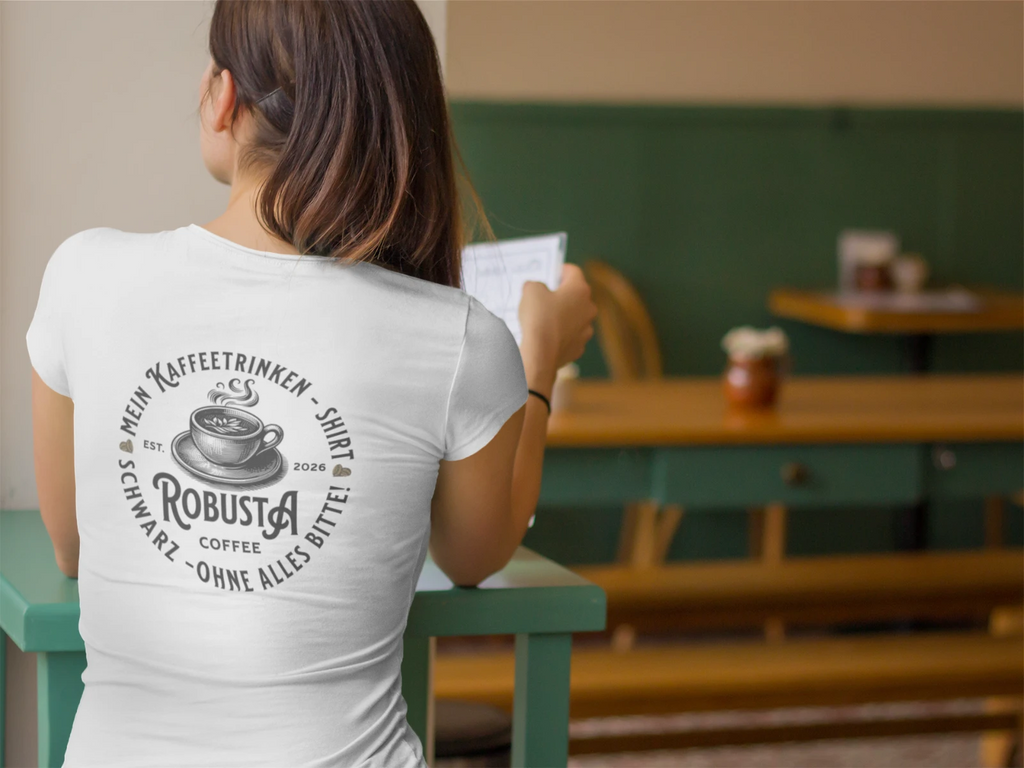 Mein Kaffeetrinken- Shirt ,T-Shirt, Retro - Vintage, Kaffeeliebhaber