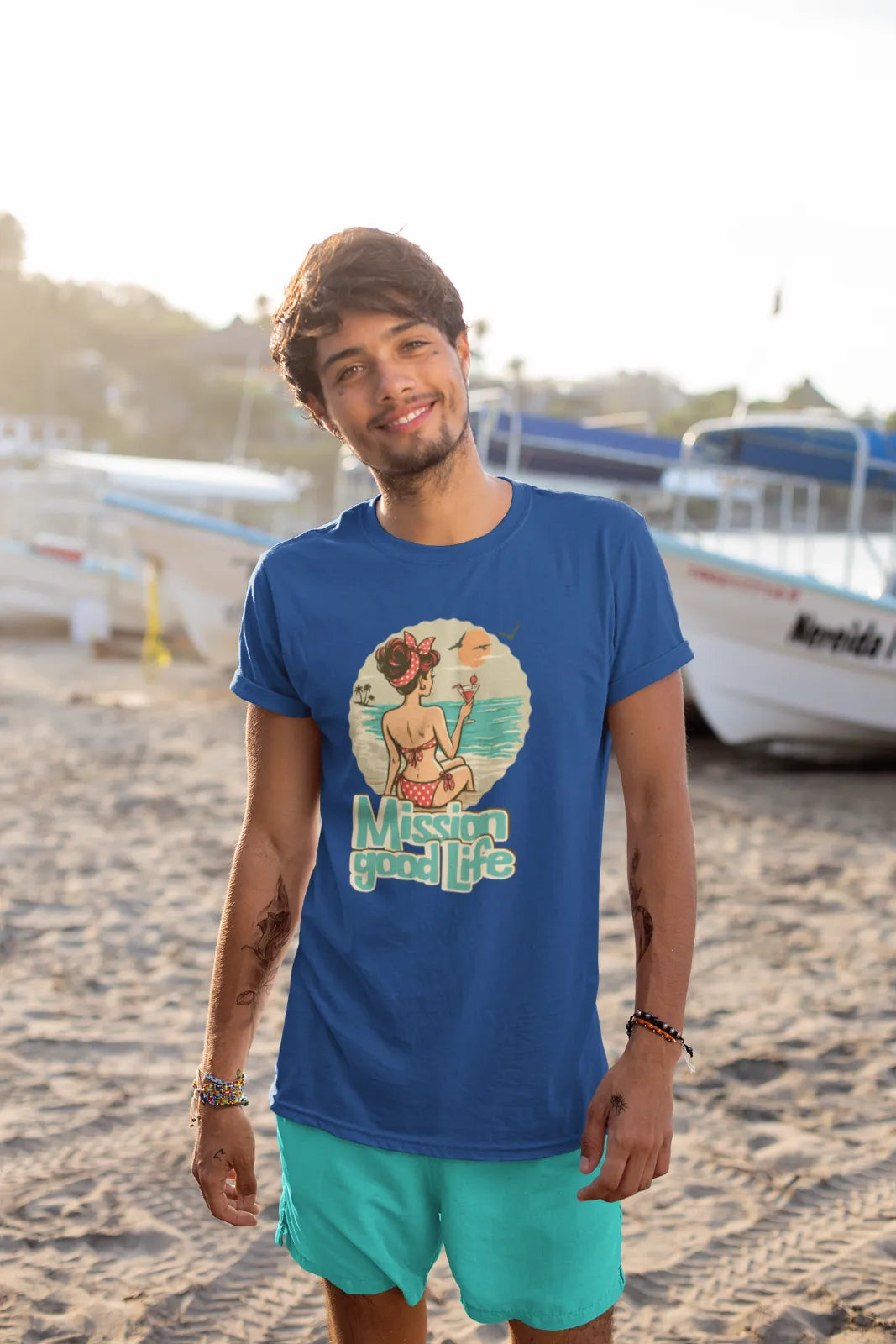 Mission Good Life T-Shirt, Nostalgic Shirt, Geburtstagsgeschenk