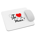 Mauspad I Love Music