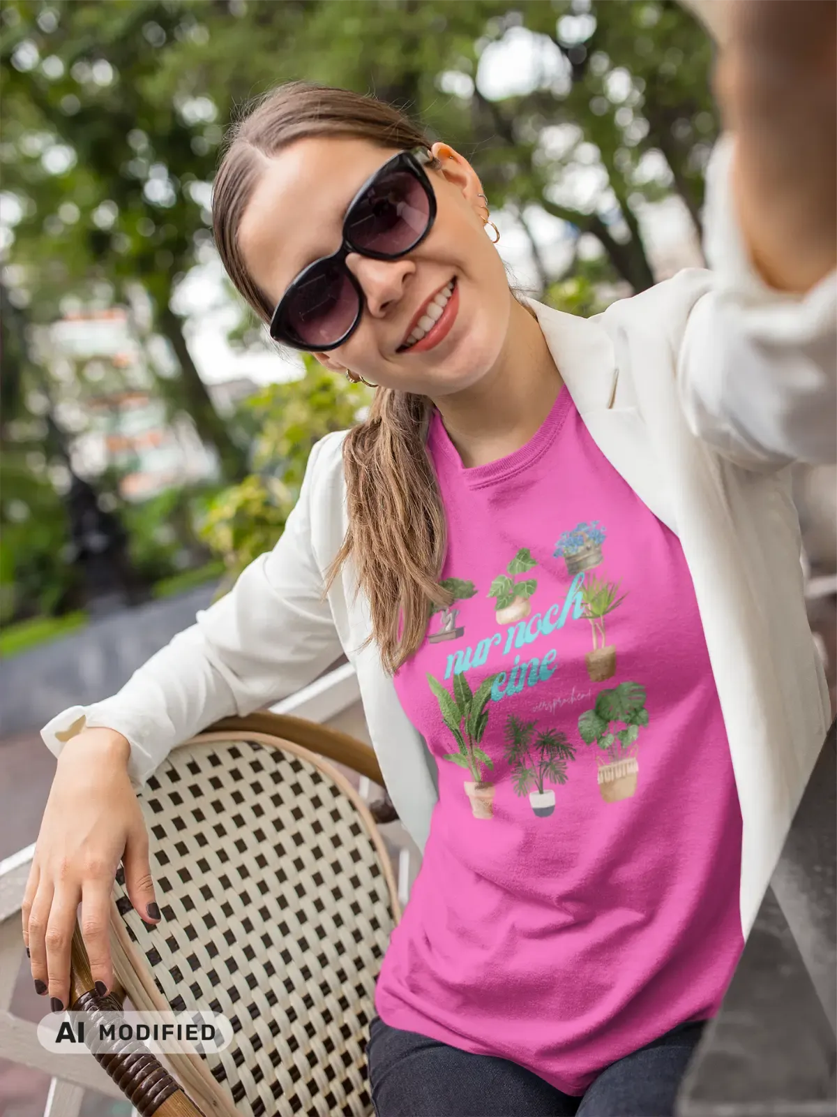 Nur noch eine - versprochen, unisex T-Shirt, Gartenliebhaber