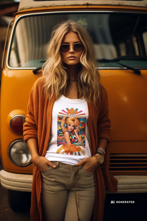 70`s Vibe T-Shirt Vintage, Retro colourful, Siebziger, Disco