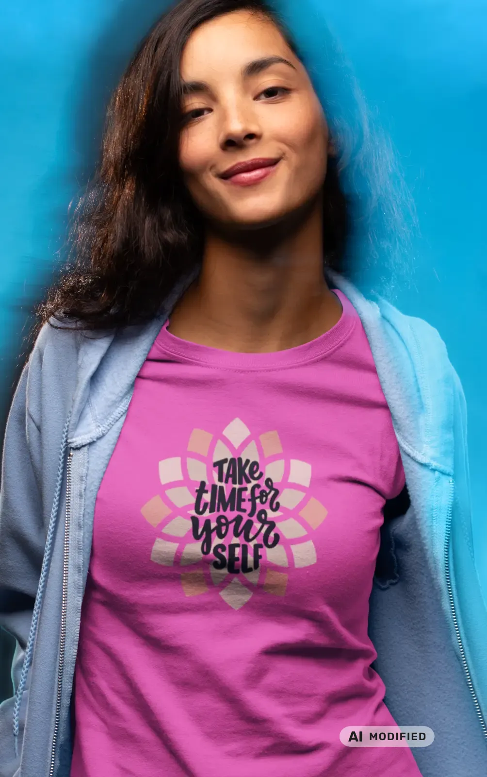 Take Time for your self Unisex T-Shirt mit Rundhalsausschnitt,  Me-Time, Zeit nehmen