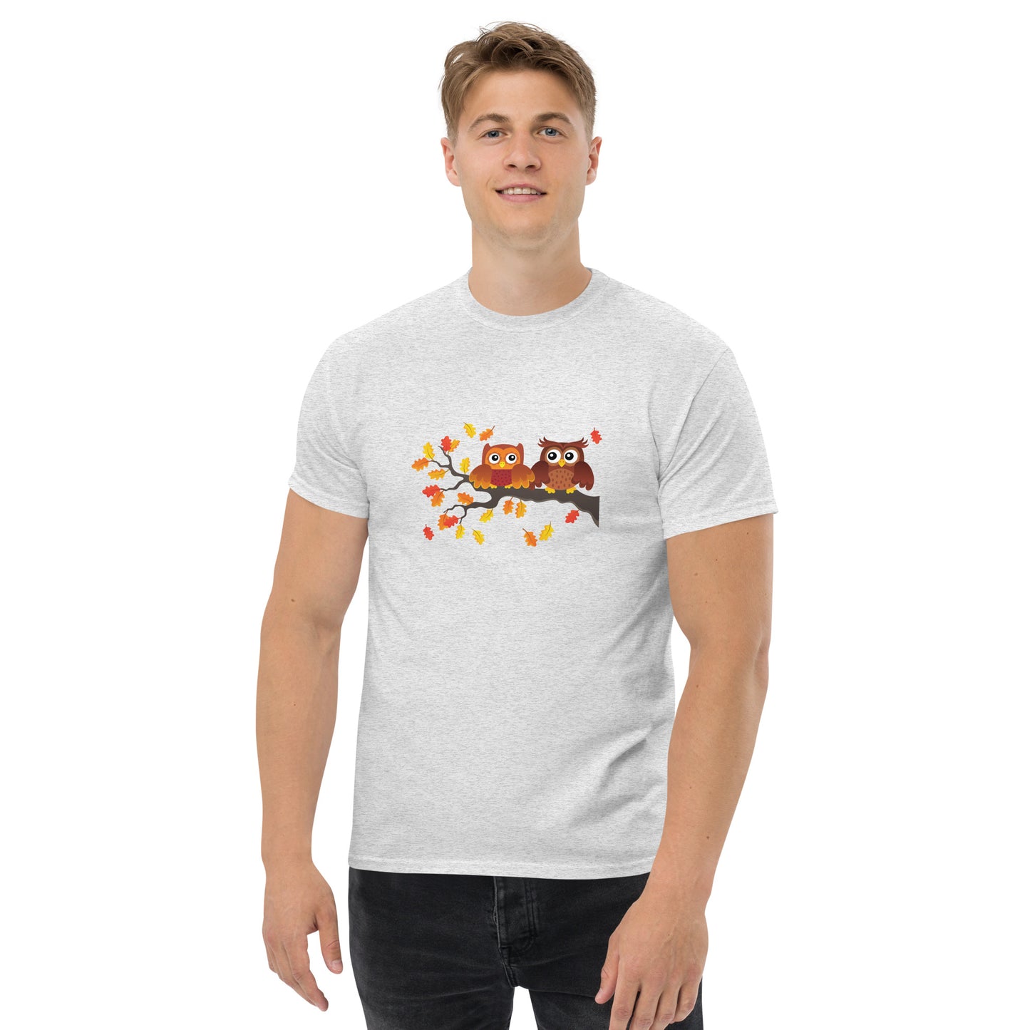 Klassisches Unisex T-Shirt Eulen