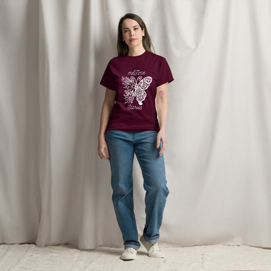 Klassisches Unisex T-Shirt meTime Schmetterling