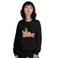 Unisex Pullover Weihnachts - Pickup Tannenbaum