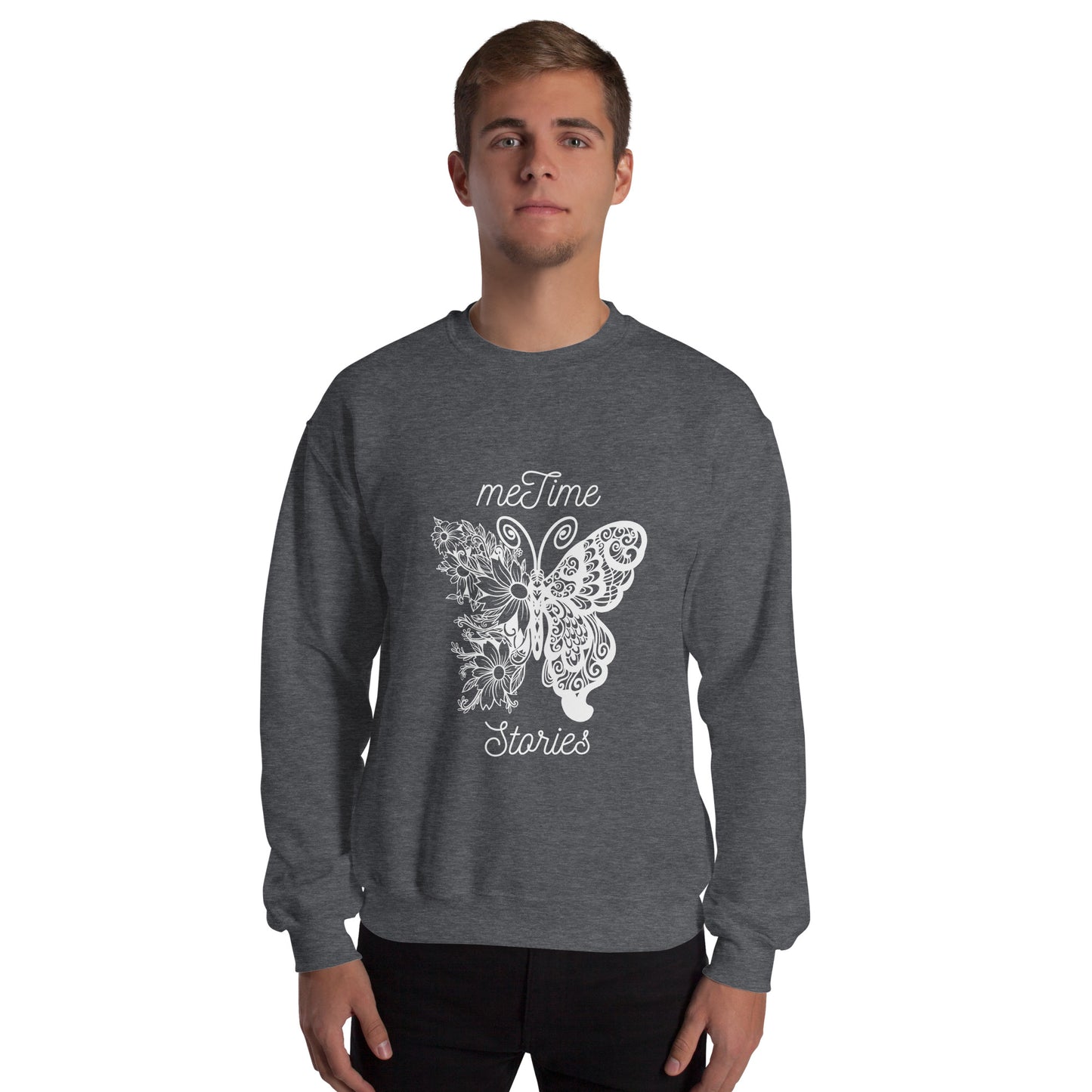 Unisex-Pullover meTime Stories Schmetterling