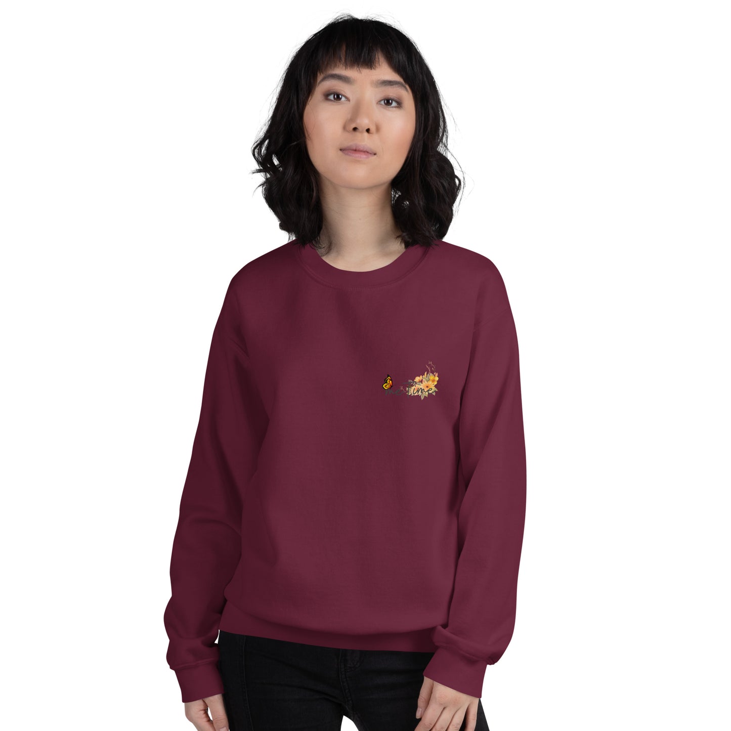 Unisex-Pullover Schmetterling me-Time