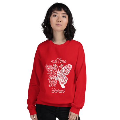 Unisex-Pullover meTime Stories Schmetterling