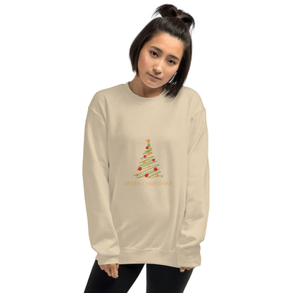 Unisex-Pullover Tannenbaum grün