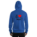 Unisex-Kapuzenpullover I Love Music