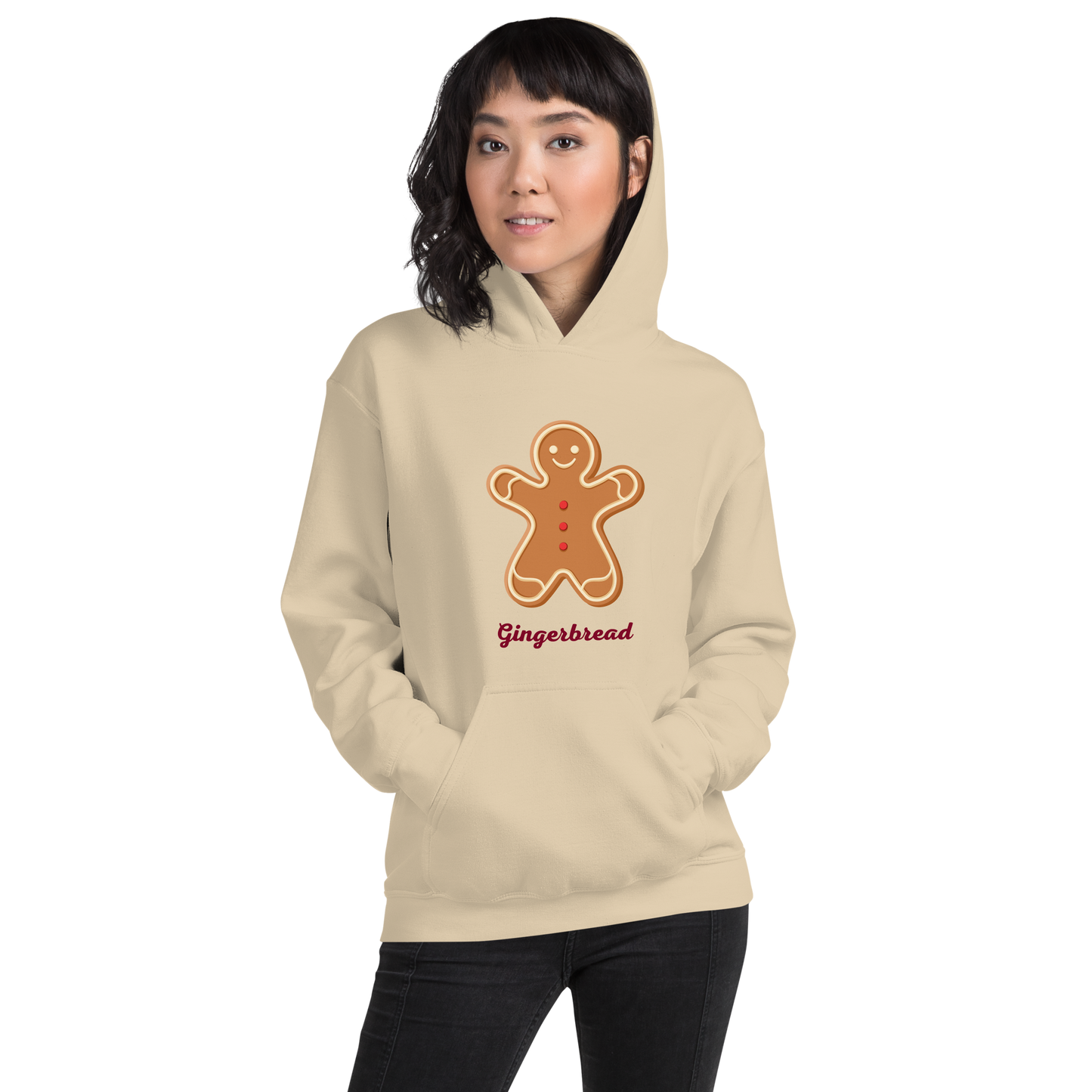 Unisex-Kapuzenpullover Gingerbread