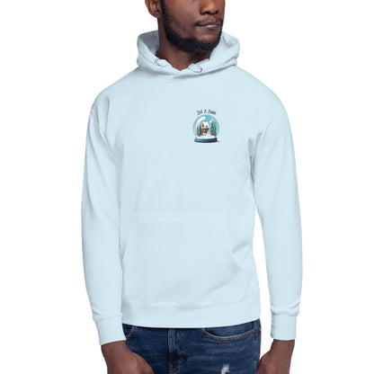 Unisex-Kapuzenpullover / Hoodie - Schneekugel