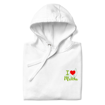 Unisex-Kapuzenpullover - I Love Matcha