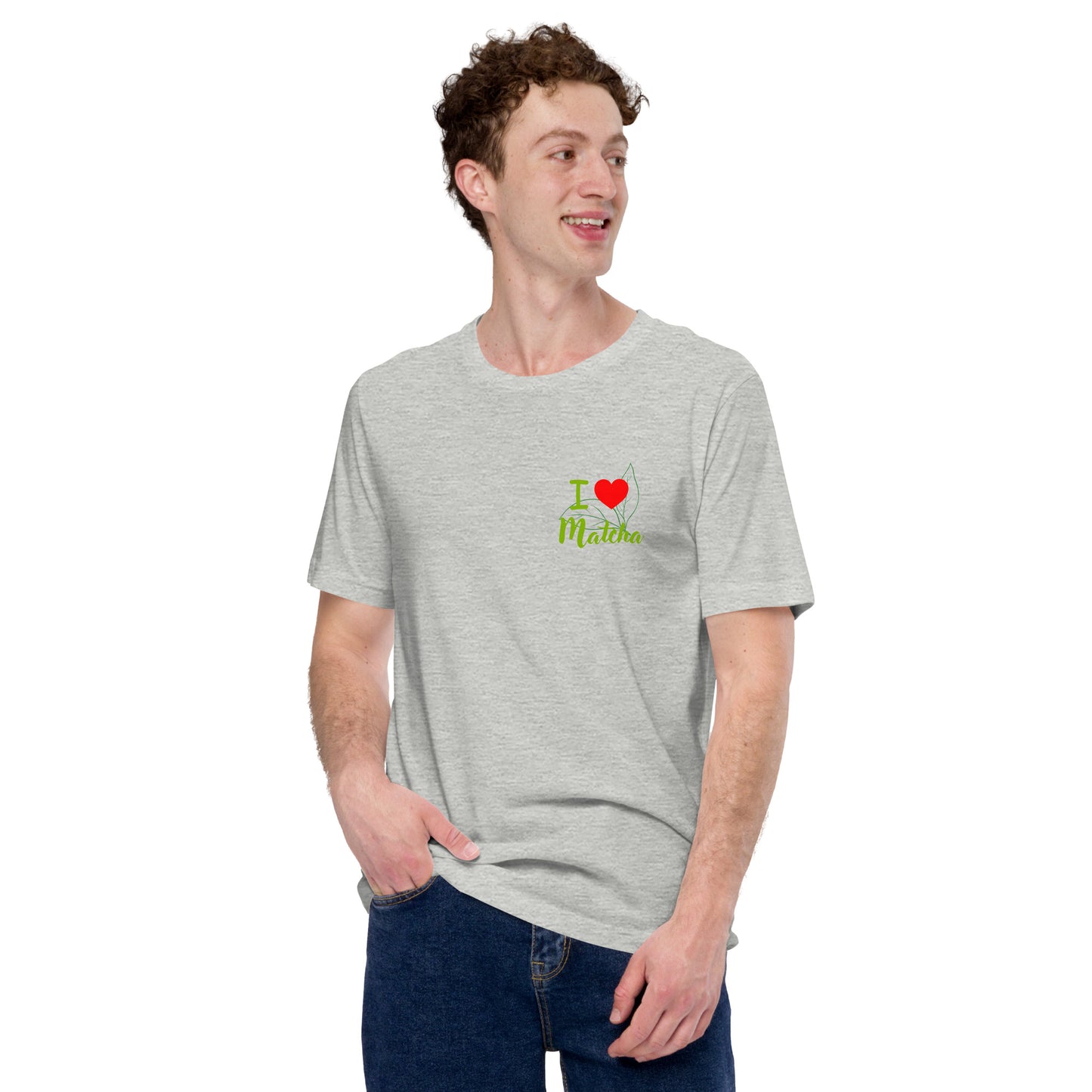 Unisex-T-Shirt - I Love Matcha