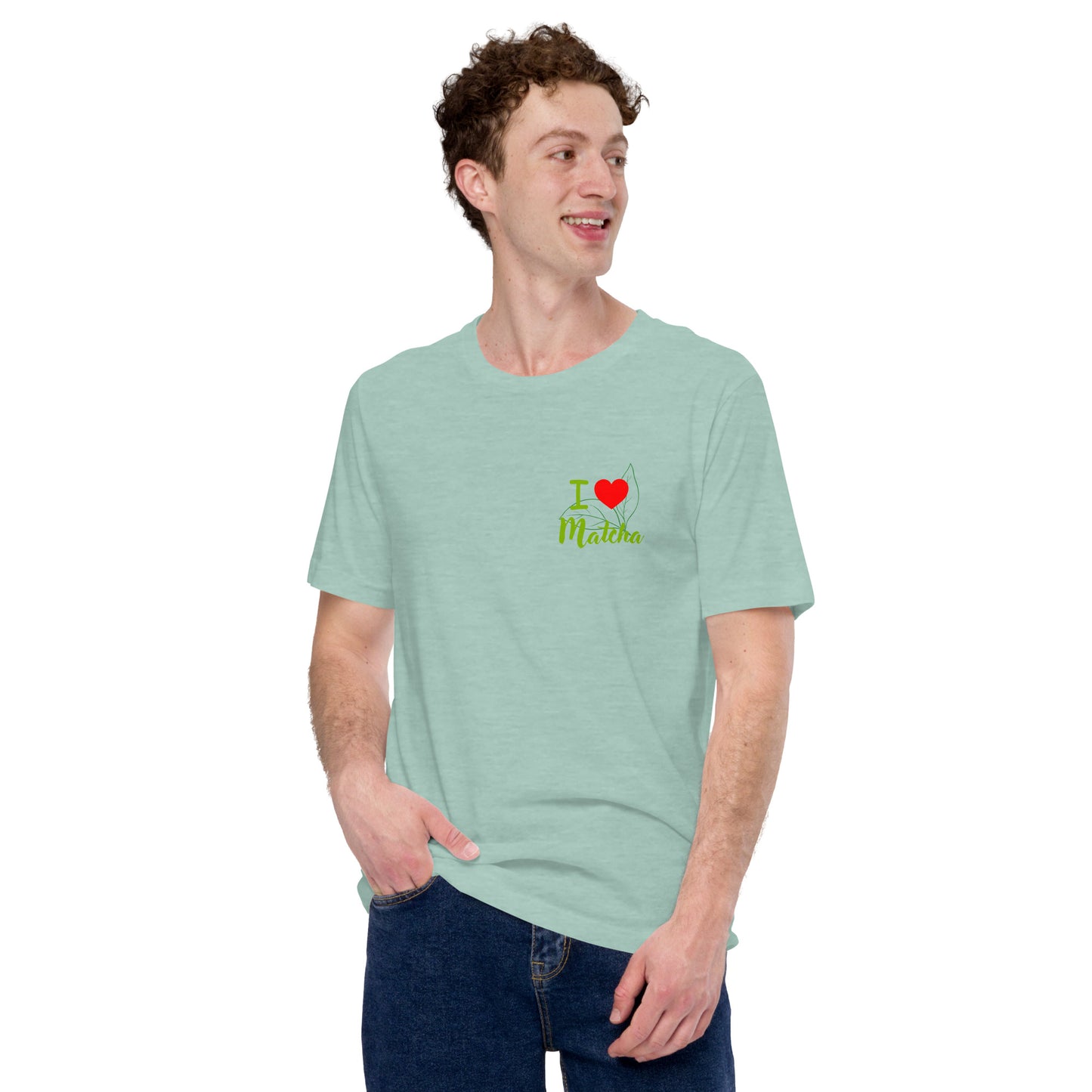 Unisex-T-Shirt - I Love Matcha